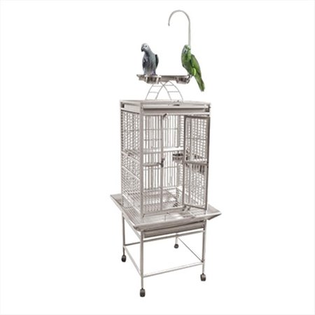 A&E CAGE A&E Cage 8001818 Platinum Play Top Cage With 0.63 In. Bar Spacing 8001818 Platinum